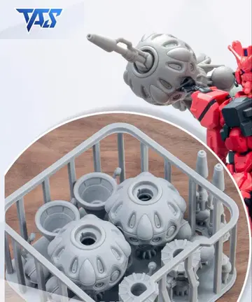 HG 1/144 빨간색 건담용 비트 부품 2개 세트 수납 케이스 포함