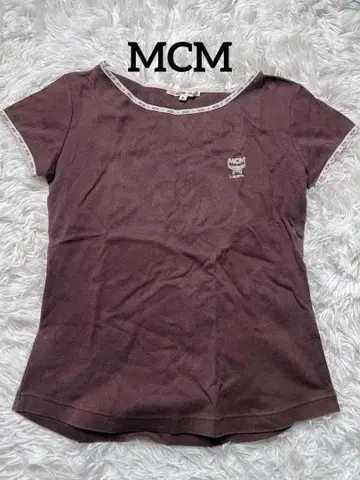 MCM 로고 반팔 티셔츠