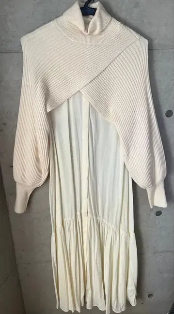 릴리 브라운 택 포함 새상품 케이프 포함 레이어드 원피스