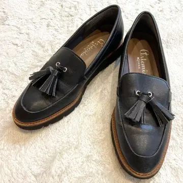 새상품급 artemis by DIANA 경량 통굽 태슬 로퍼 23.0