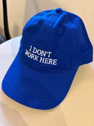 새상품 IDEA BOOKS 캡 CAP 블루