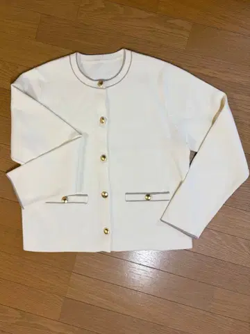 ANYSIS CICA 가공 니트 자켓