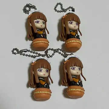 컬러풀 피치 에토 마카롱 마스코트 참 4개