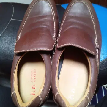 브라운 가죽 로퍼