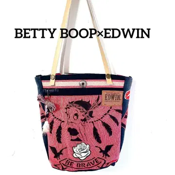 초레어 에드윈 x 베티  부프 베티짱 데님 토트백