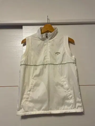 캘러웨이 골프웨어 하프 지퍼 점퍼 베스트 경량