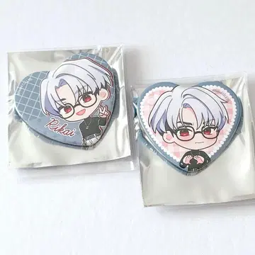 01 쿠사나기 리카 후쿠야 하트 캔뱃지 카리스마