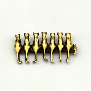 [ 새상품급 ] MFA 각인 보스턴 미술관 뮤지엄 주얼리 브로치 고양이