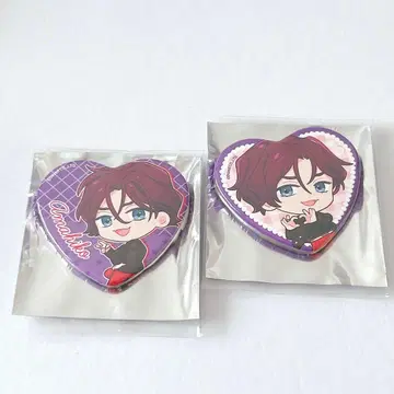 01 텐도 텐히코 후쿠야 하트 캔뱃지 카리스마