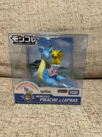 [싱가포르 한정판] 몬코레 피카츄 & 라프라스 피규어