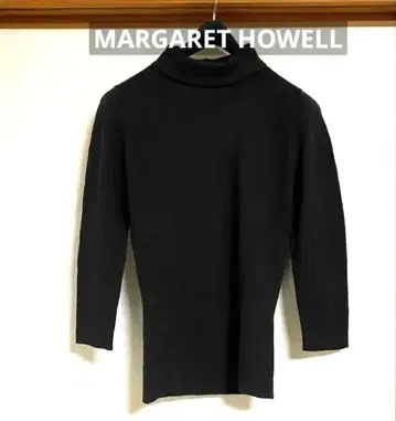 MARGARET HOWELL 하이넥 니트 스코틀랜드제