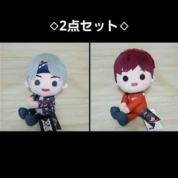 BTS TinyTAN 제이홉 V 봉제 인형 2세트