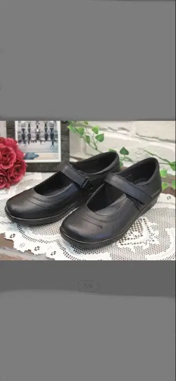 문스타 스포르스 새상품 2930 블랙 가죽 컴포트 슈즈 와이드