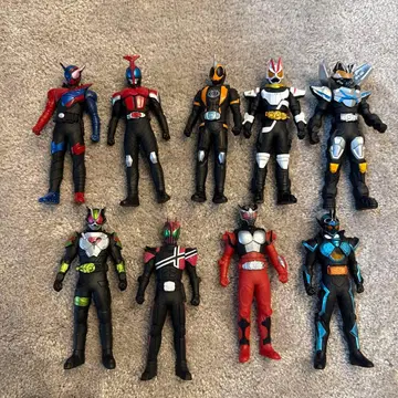 가면라이더 피규어 9체 세트