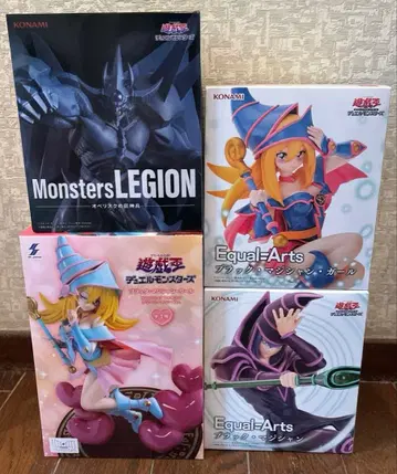 유희왕 피규어 4종 세트