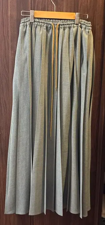 nagonstans 나곤스탠스 플리츠 스커트 그레이