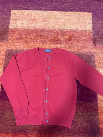 Glorious 빨간색 가디건 캐시미어 100