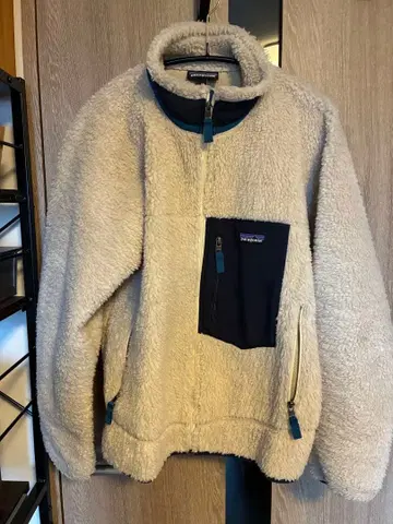 Patagonia 플리스 자켓 크림/네이비