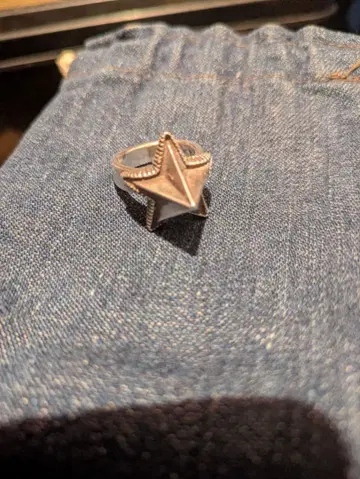 반지 실버 스파이크 스타 코디 썬더슨