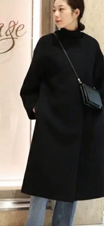 프레이 아이디 샤기 코트와 스커트