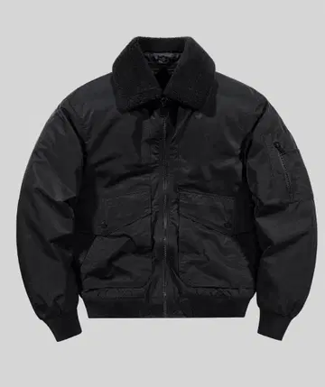 블랙 플라이트 자켓 (퍼 포함)