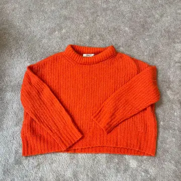 sea New York 오렌지 모헤어 스웨터 S