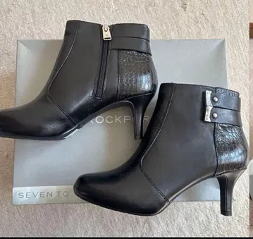 ROCKPORT SEVEN TO 7 블랙 앵클부츠