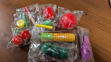 소꿉놀이용 컬러풀 채소 세트