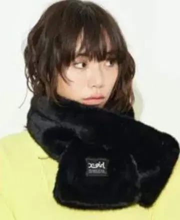 X-girl 엑스걸 FAUX FUR SCARF 머플러
