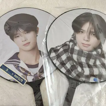 엔티엠 K 부채 2장 세트 봉투 포함