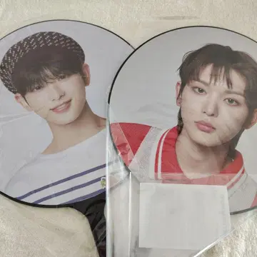 엔티움 하루아 부채 2장 세트 (봉투 포함) 새상품급