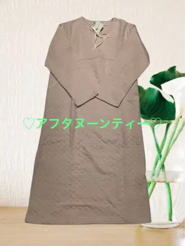 [미사용 새상품 택 포함] 애프터눈 티 퀼팅 룸웨어 긴팔