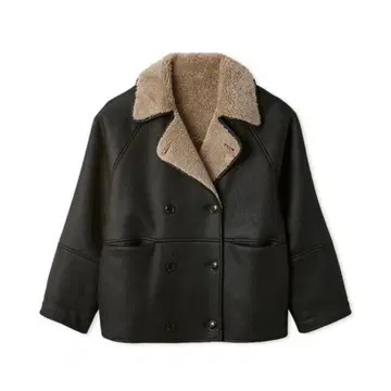 [미착용 새상품] Mila Owen 인조 가죽 무스탕 자켓 0size