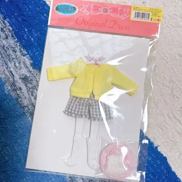 리카짱 캐슬 빨간색 카메라 파스텔 컬러 드레스 세트 아웃핏