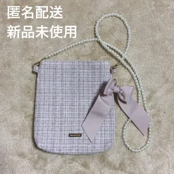 트위드 미니 숄더백/메종 드 플뢰르