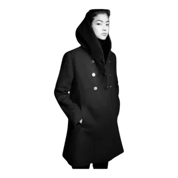 ZARA/자라 랩 칼라 울 블렌드 코트