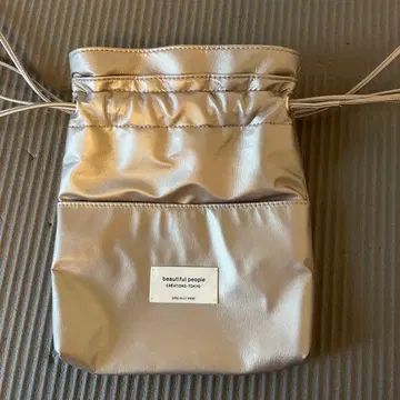 beautiful people 숄더백 실버