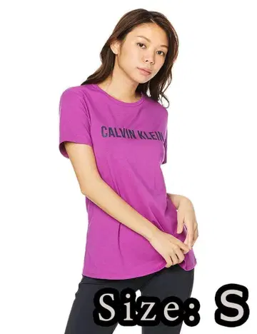 [CALVIN KLEIN PERFORMANCE] 로고 숏 슬리브 티셔츠