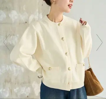 [ FREAK'S STORE ] 골드 버튼 니트 가디건