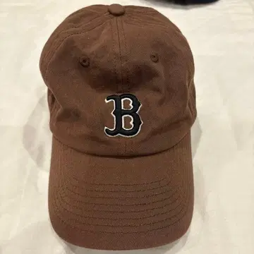브라운 B 자수 야구 모자