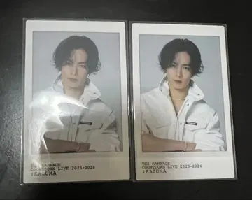 THE RAMPAGE 카와무라 카즈마 스티커 카드 2점 익명 배송