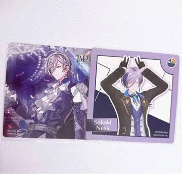 니지산지 마네키네코 IMPACT 특전 코스터 사카키네스 2종 세트
