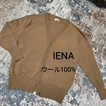 이에나 IENA 울 100% 하이 게이지 가디건 니트 가디건