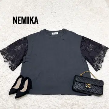 NEMIKA 네미카 레리안 레이스 슬리브 티셔츠 사이즈 5 (L 상당)