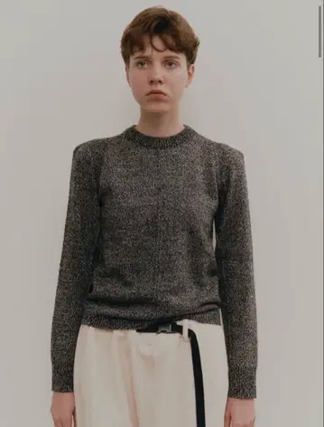 마차트 숄더 믹스 니트 2025AW