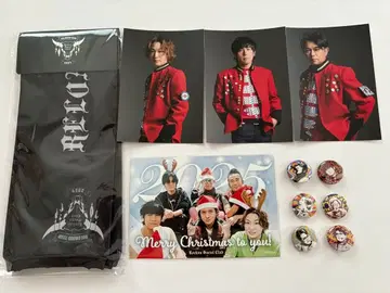 새상품 RockonSocialClub 크리스마스 카드 외 굿즈 세트