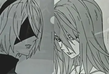 니어 오토마타 2B & A2 A4 클리어 파일 2매 세트