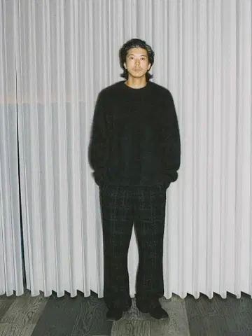 [리드롬] 폭스 캐시미어 니트 헤더 그레이