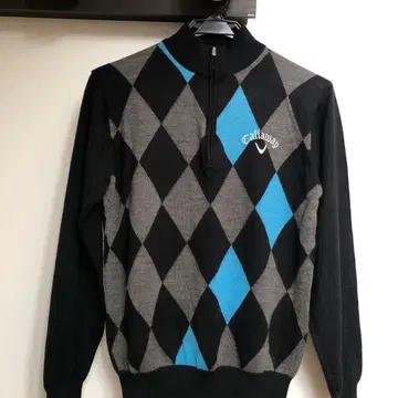 캘러웨이 다이아몬드 패턴 스웨터 L