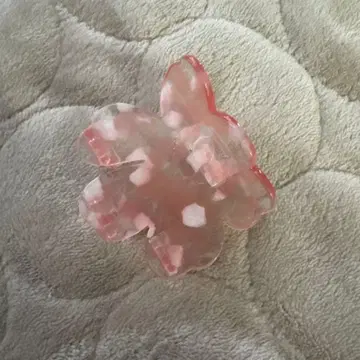 마리메꼬 Marimekko 꽃 모양 핑크 우니코 헤어 클립